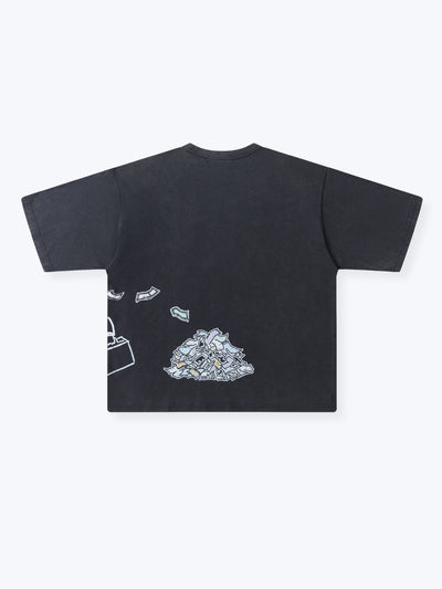 CHANCE ENCOUNTER TEE - VINTAGE BLACK