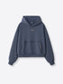 EMBROIDERED STARS HOODIE - STORM BLUE