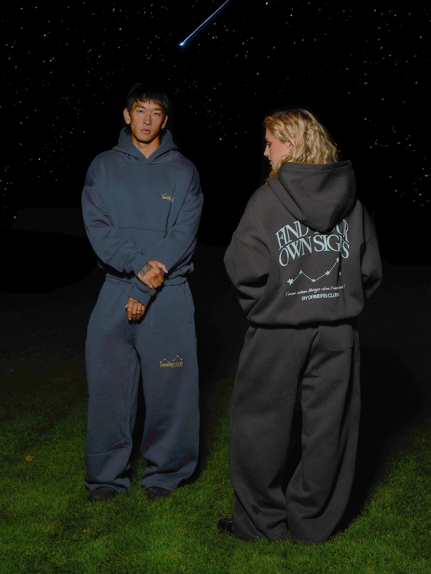 FIND YOUR OWN SIGNS HOODIE - COSMIC NAVY