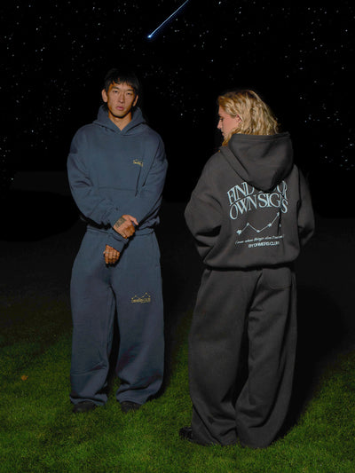 FIND YOUR OWN SIGNS HOODIE - COSMIC NAVY