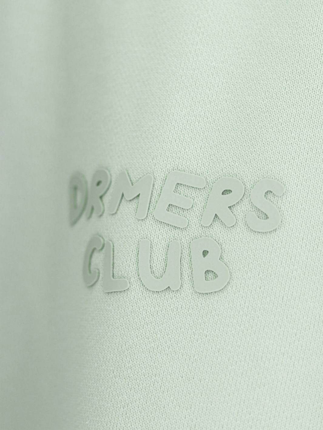 drmers club basics hoodie - matcha cream