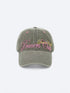 SCRIPT TEXT HAT - VINTAGE GREEN