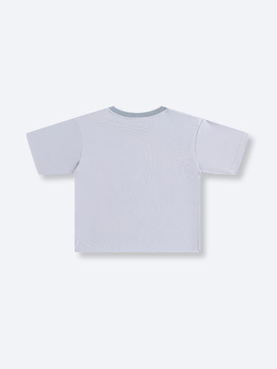 LET ME DRM IN PEACE BABY TEE - BLUE