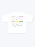 PROPERTY CARDS TEE - WHITE