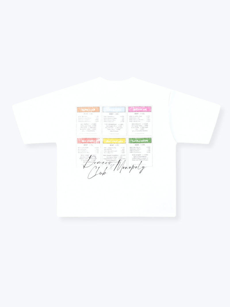 PROPERTY CARDS TEE - WHITE