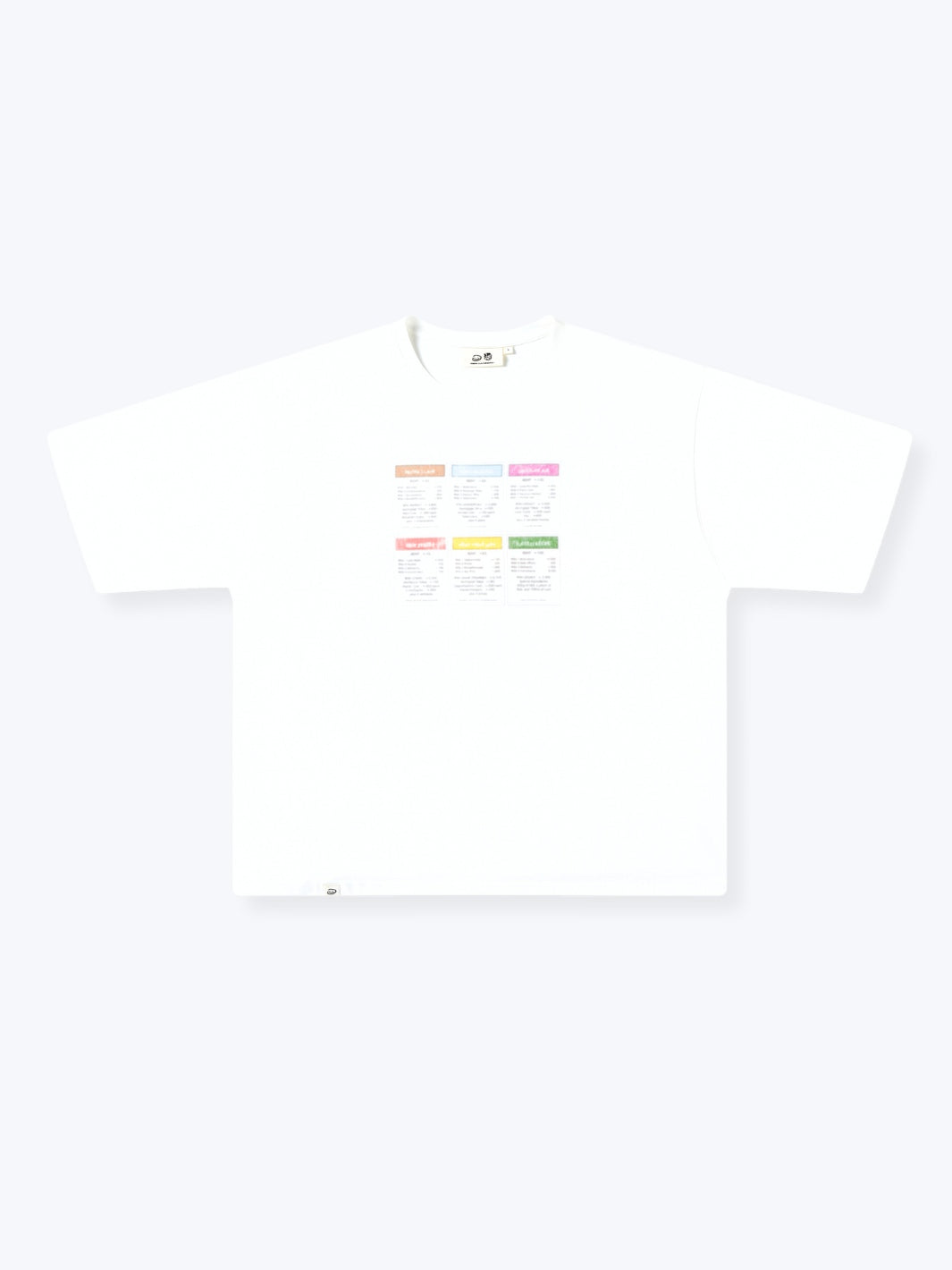PROPERTY CARDS TEE - WHITE
