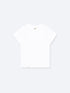 CROPPED-ISH BABY TEE - WHITE