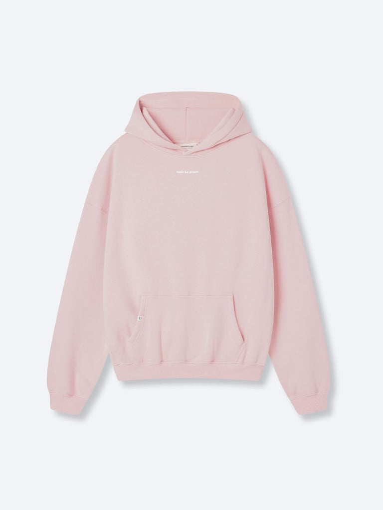 SMILEY LOGO HOODIE - MUTED PINK – DRMERS CLUB