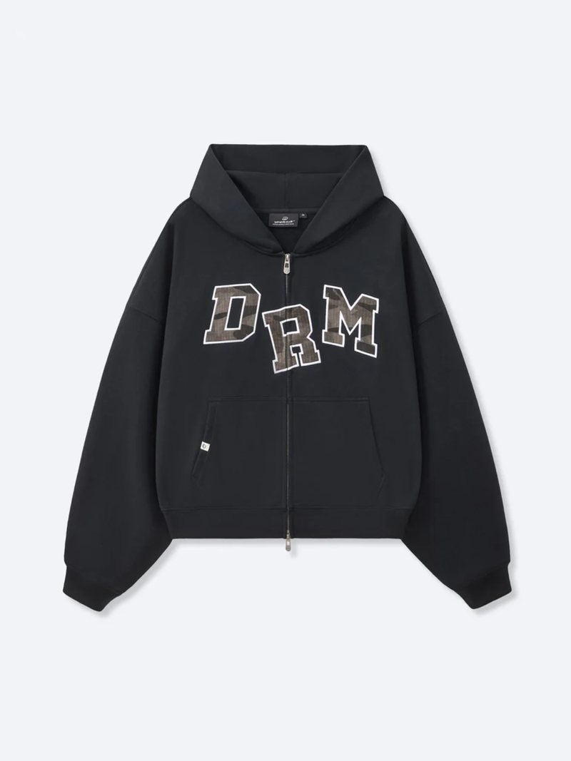DRM ZIP UP - BLACK – DRMERS CLUB