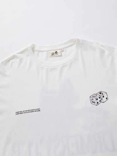 GAME PIECES TEE - WHITE