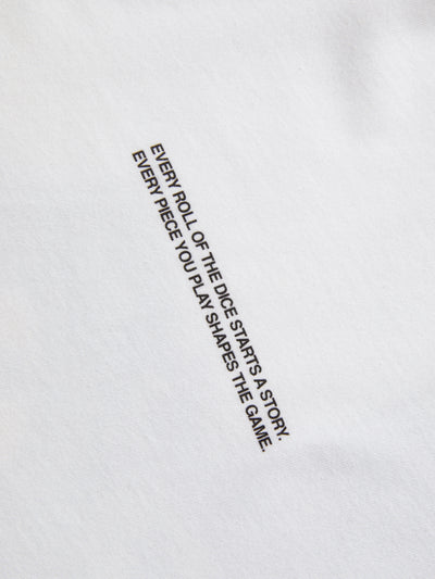 GAME PIECES TEE - WHITE