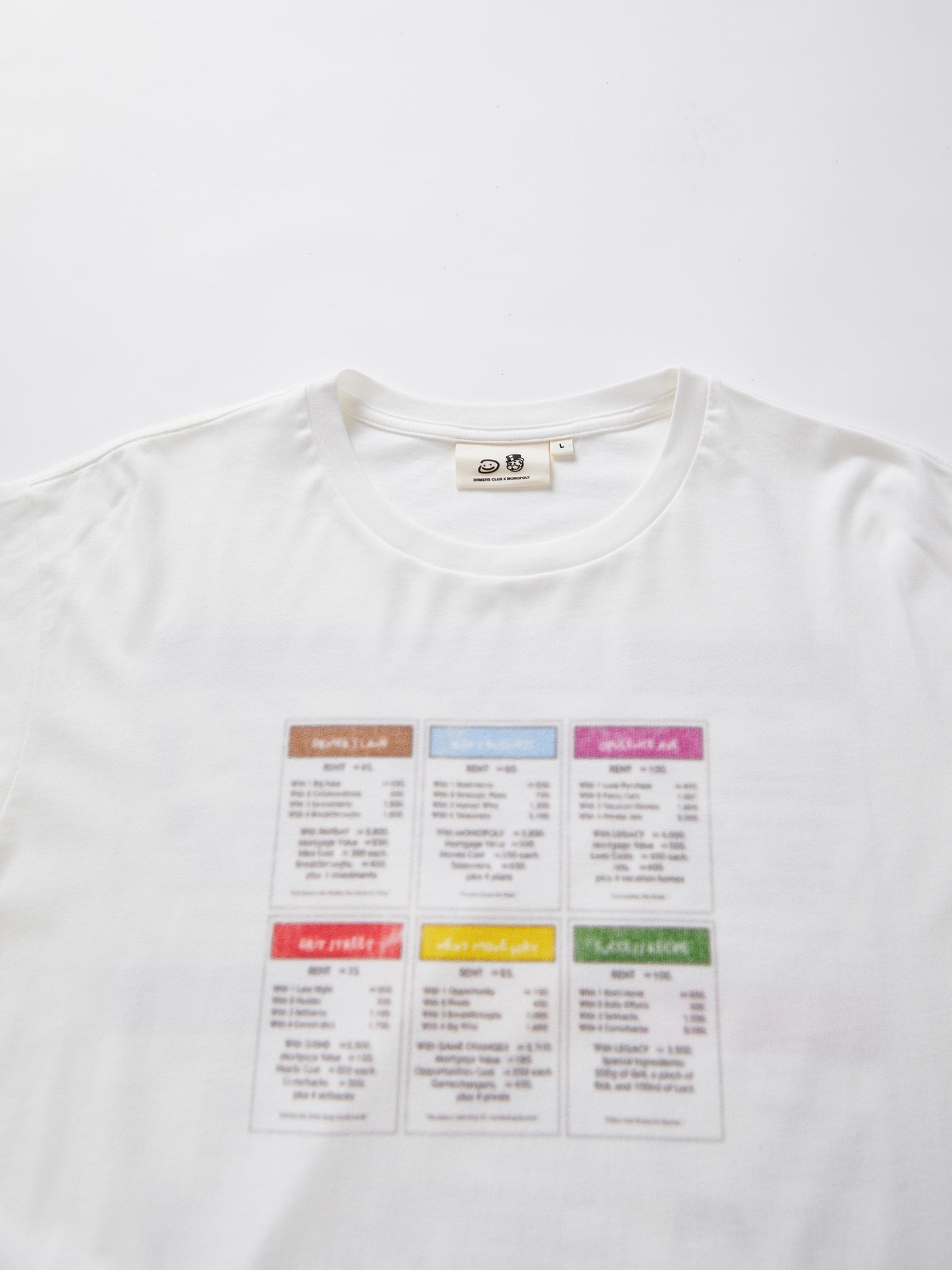 PROPERTY CARDS TEE - WHITE