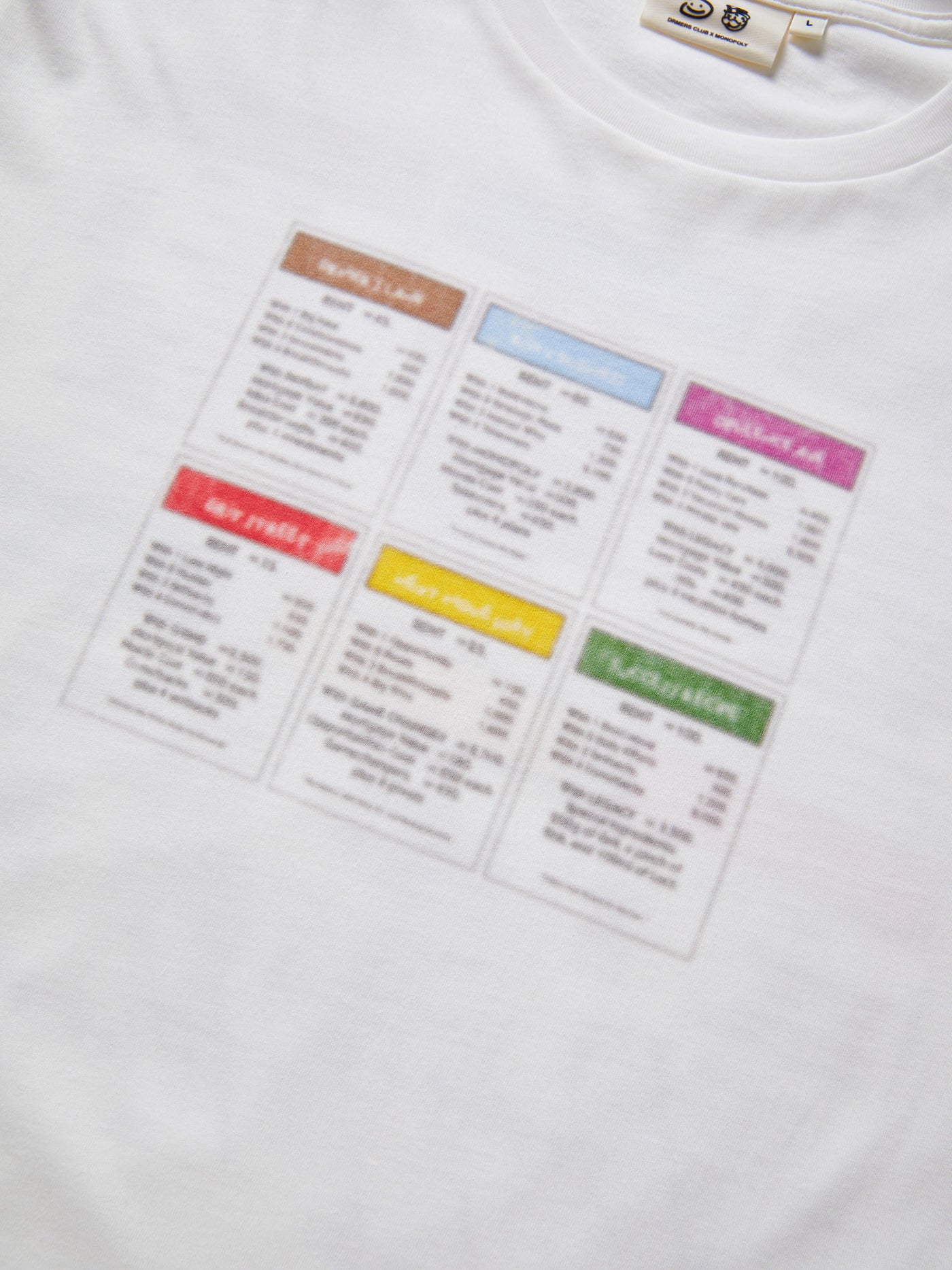 PROPERTY CARDS TEE - WHITE