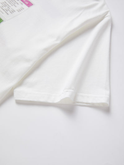 PROPERTY CARDS TEE - WHITE