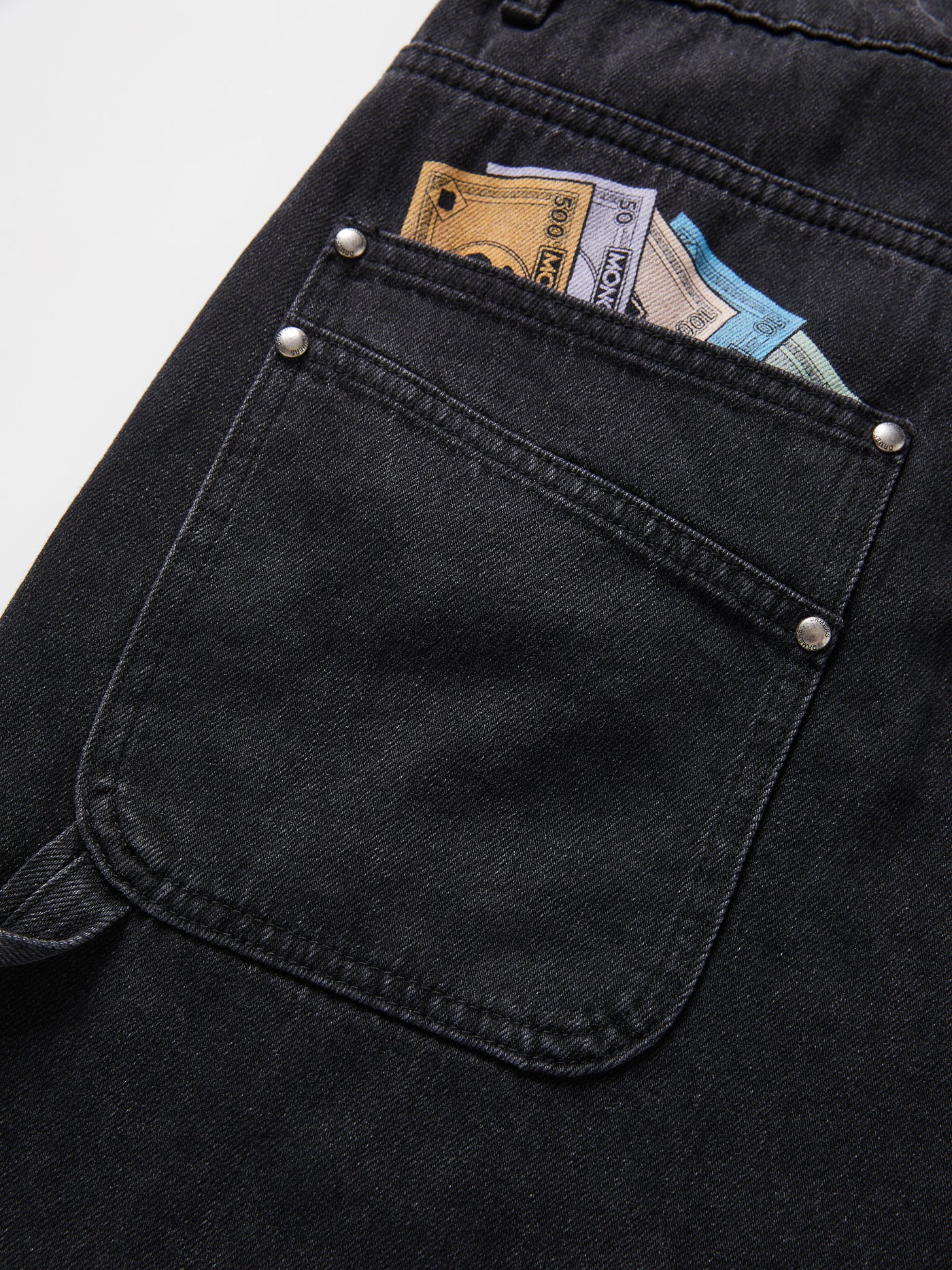 MONEY JORTS - BLACK