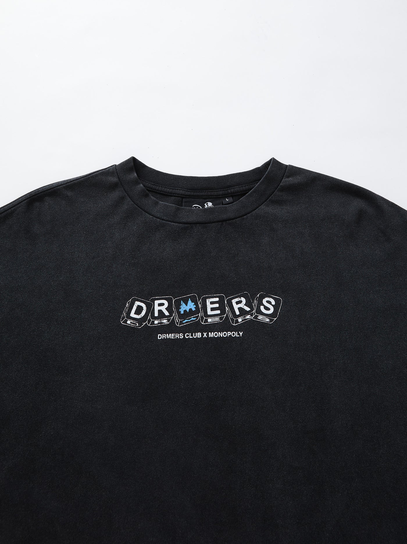TAKE A CHANCE LONG SLEEVE TEE - BLACK