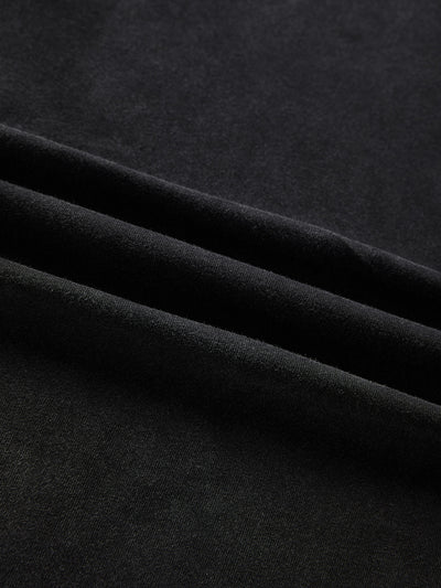 TAKE A CHANCE LONG SLEEVE TEE - BLACK