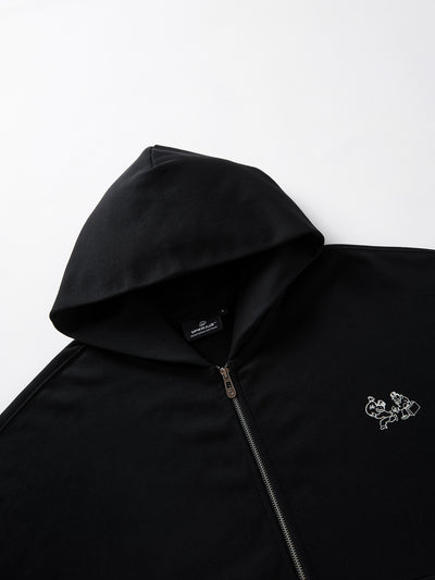 CHANCE ENCOUNTER ZIP UP - BLACK