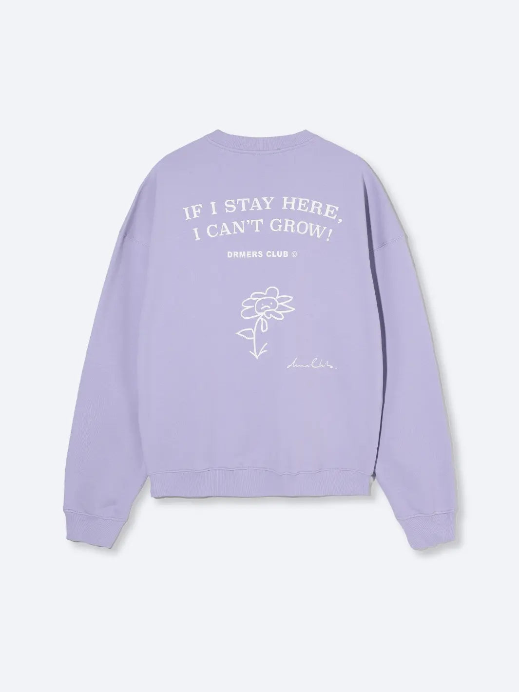 IF I STAY HERE CREWNECK - LILAC