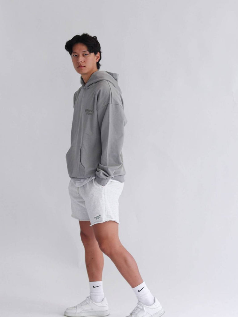 drmers club basics hoodie - graphite grey