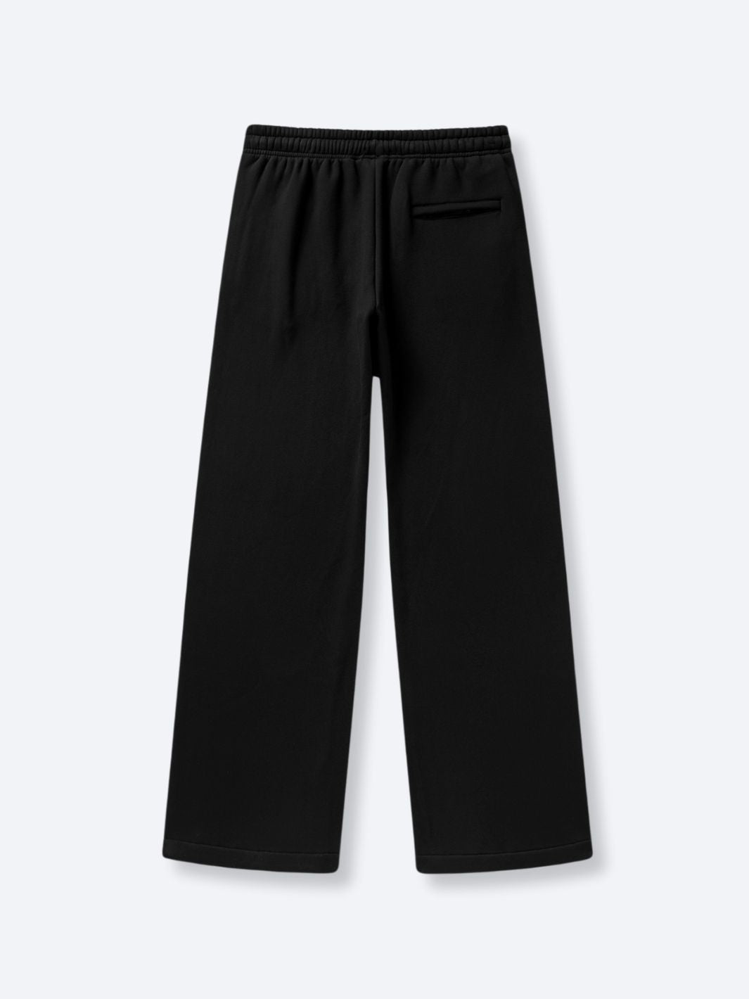 SIGNATURE BASIC STRAIGHT LEG SWEATPANTS - BLACK