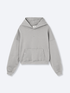 ESSENTIAL BOXY HOODIE - GREY
