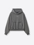 EMBROIDERED STARS HOODIE - WARM GREY