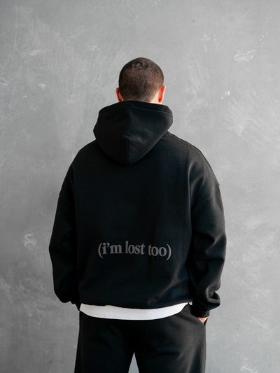 WHERE ARE WE GOING HOODIE -  BLACK