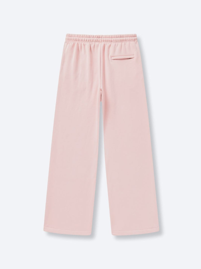 SIGNATURE BASIC STRAIGHT LEG SWEATPANTS - MUTED PINK