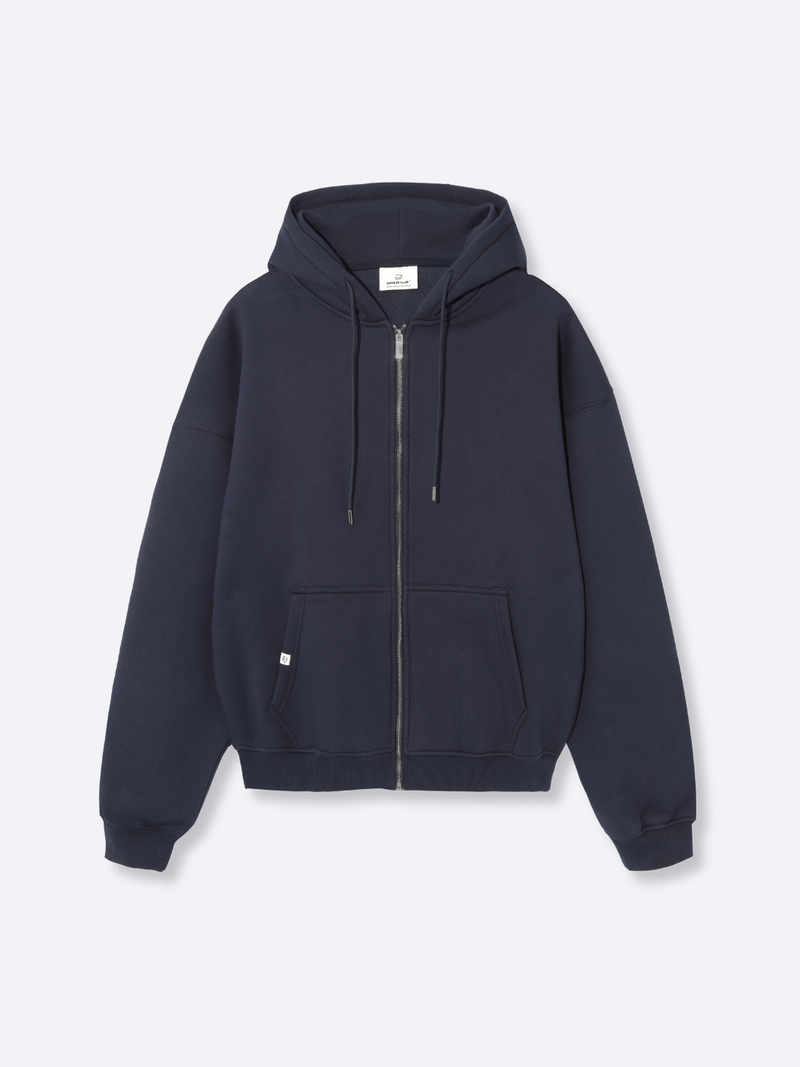 Blue hoodie zipper online