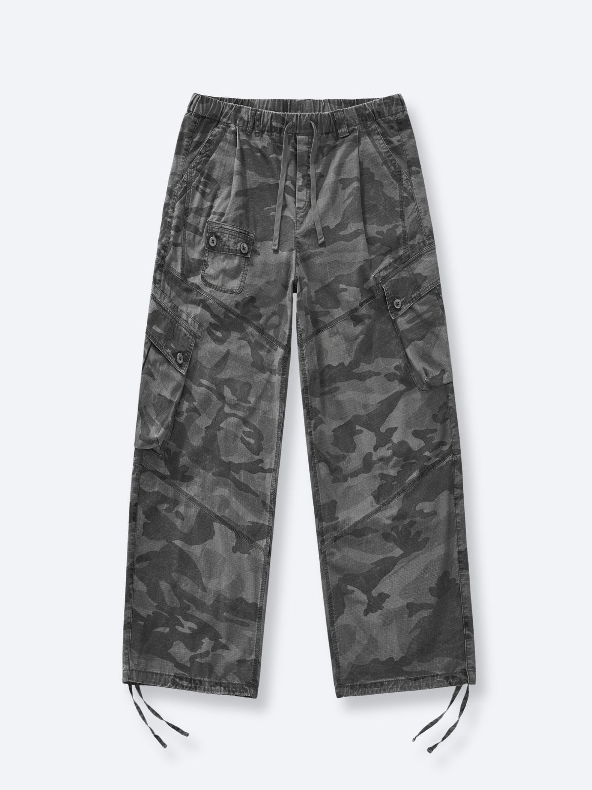 REINFORCED CAMO PANT - CHARCOAL