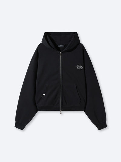 CHANCE ENCOUNTER ZIP UP - BLACK