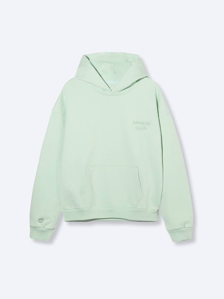 drmers club basics hoodie - matcha cream