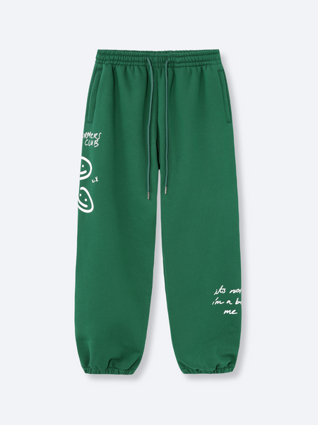 DOODLE SWEATPANTS - BLACK – DRMERS CLUB