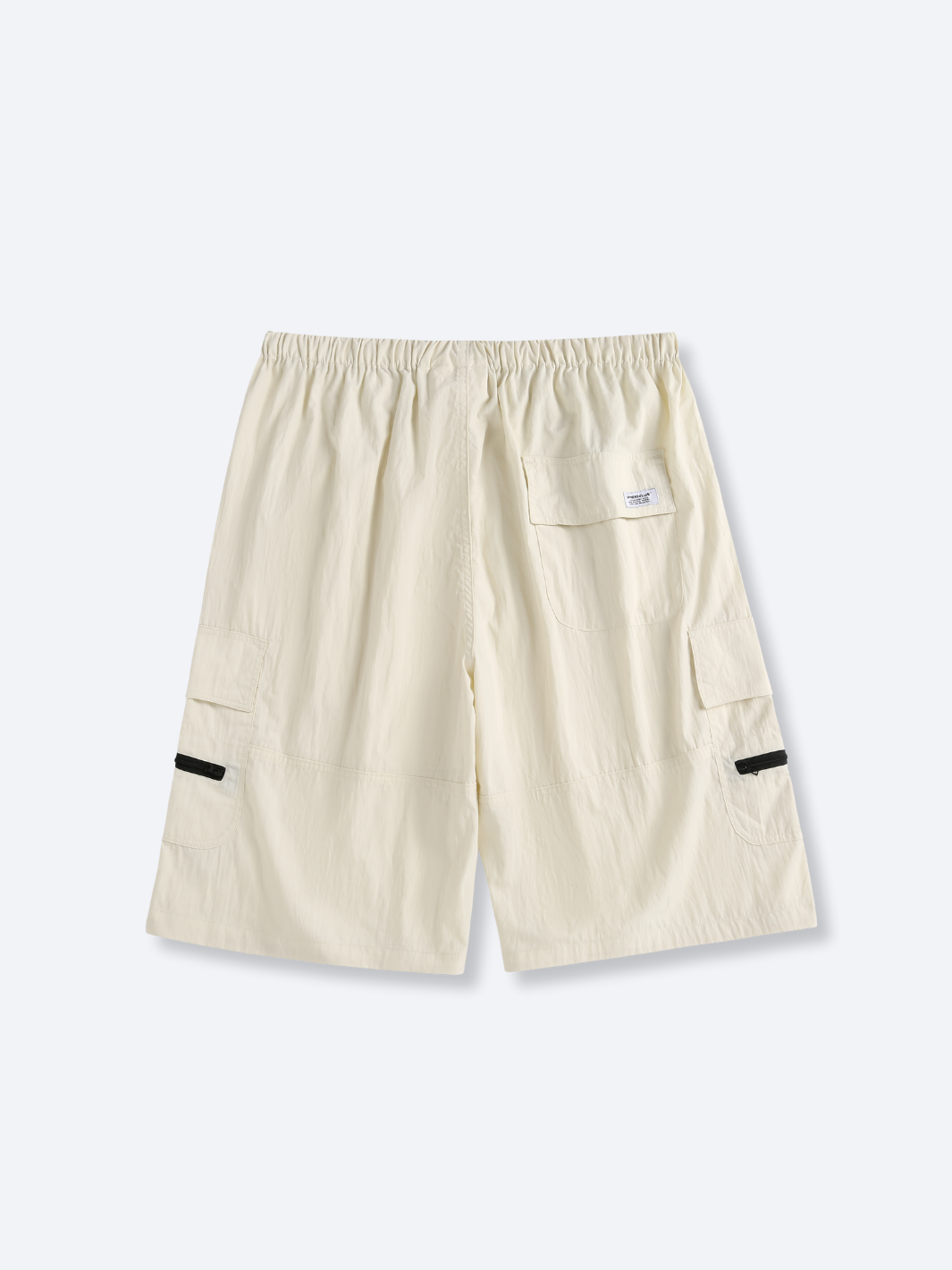 PARACHUTE CARGO SHORTS - OFF WHITE