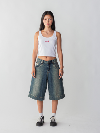 SCRIBBLE TANK - WHITE