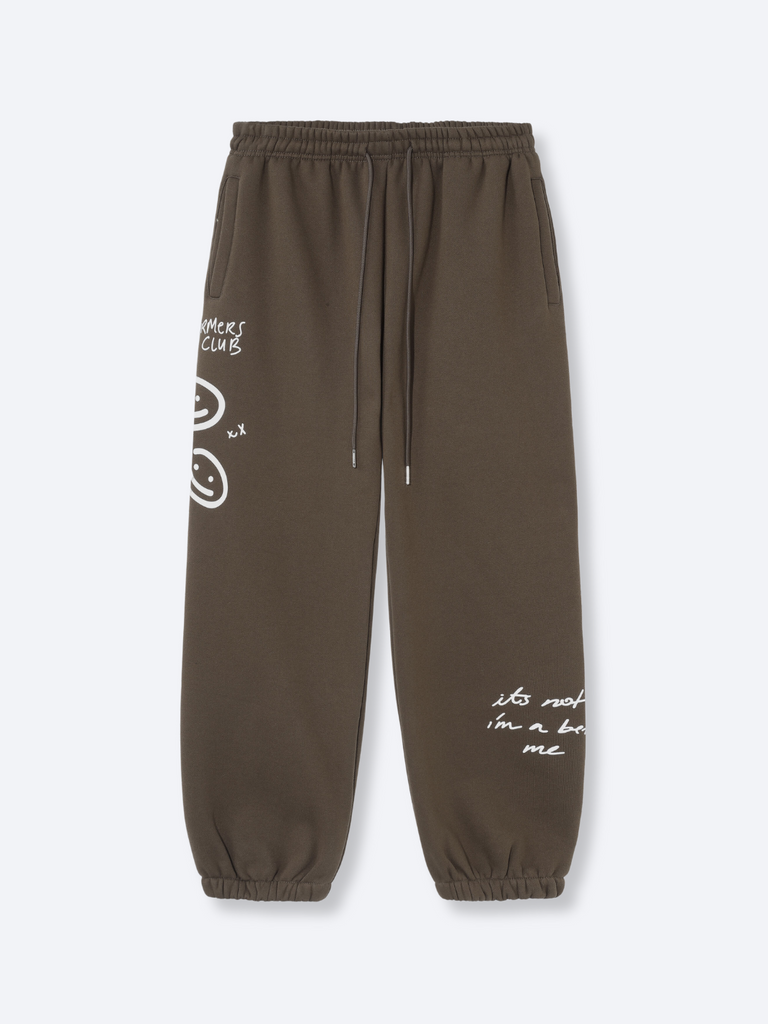 DOODLE SWEATPANTS - BLACK – DRMERS CLUB