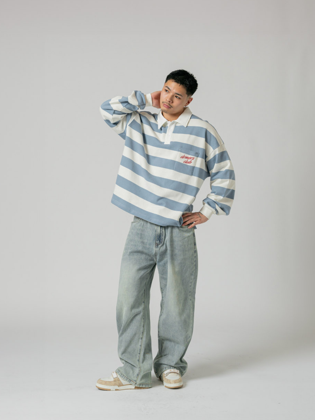 POLO STRIPED VINTAGE ストライプポロシャツ CLUB DRMERS SHIRT CLUB POLO STRIPED VINTAGE ストライプポロシャツ CLUB DRMERS SHIRT CLUB