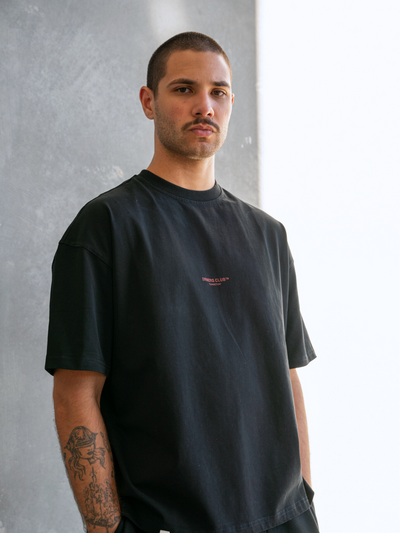 HOW WOULD THEY KNOW BOXY TEE - BLACK