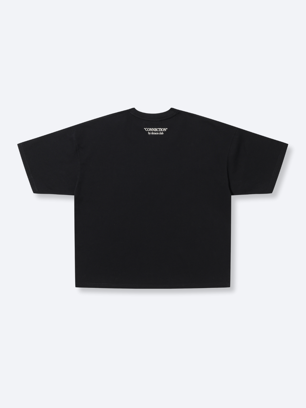 WE'RE ALL CONNECTED BOXY TEE - BLACK