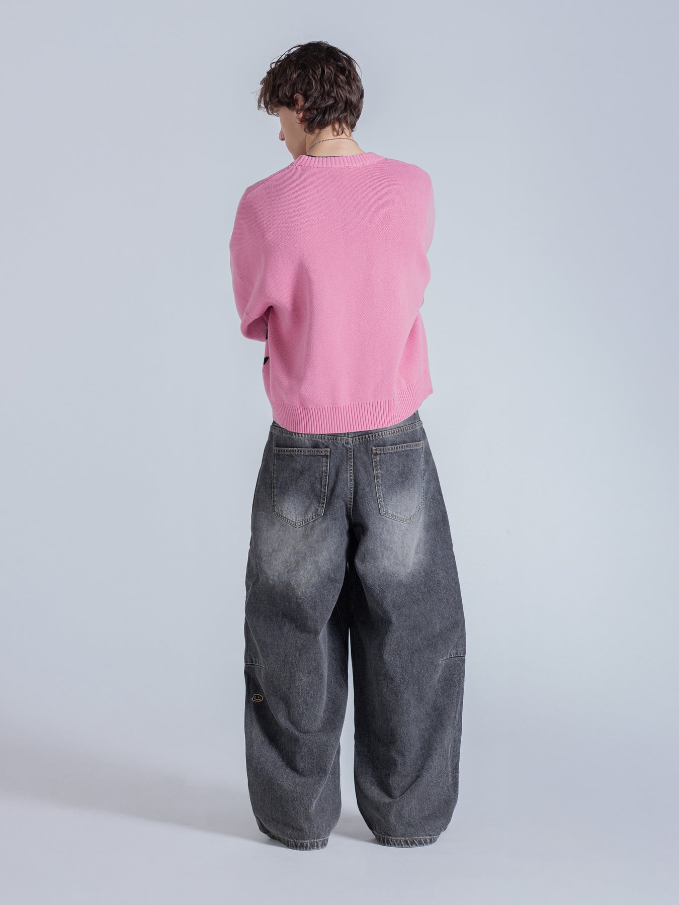 Essentials Cursive Knit CURSIVE TEXT KNIT - HOT PINK – DRMERS CLUB