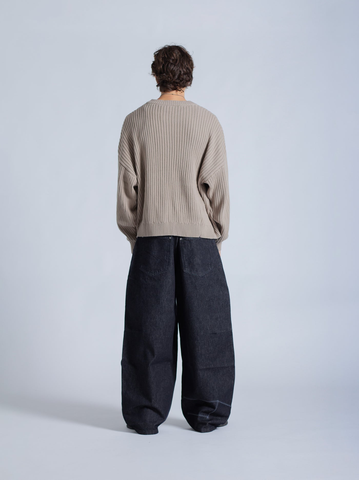 DRMERS RIBBED KNIT - BROWN