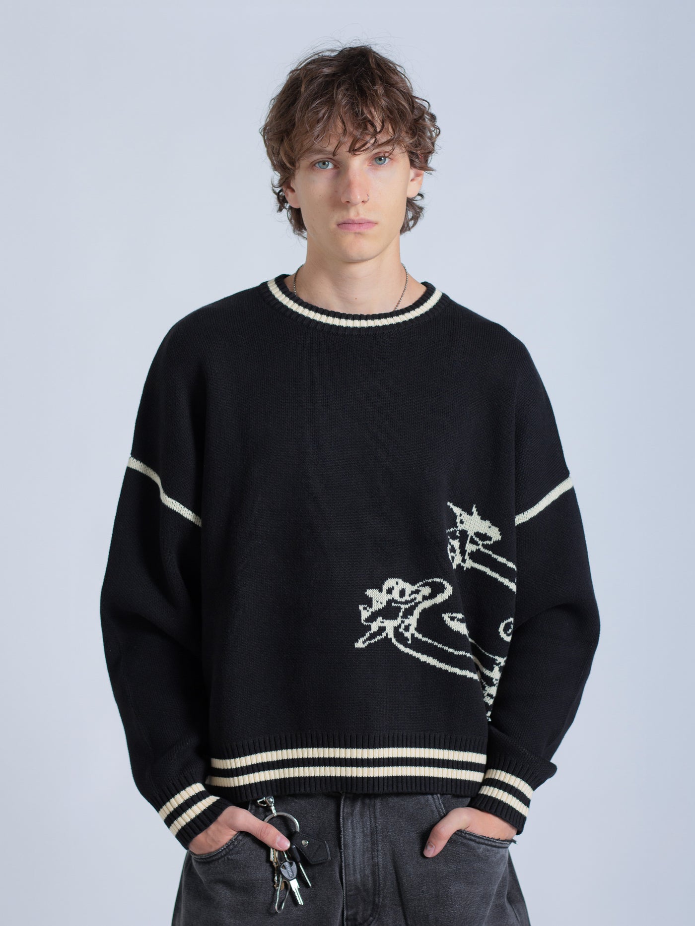 CHERUBS KNIT - BLACK