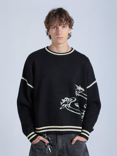 CHERUBS KNIT - BLACK