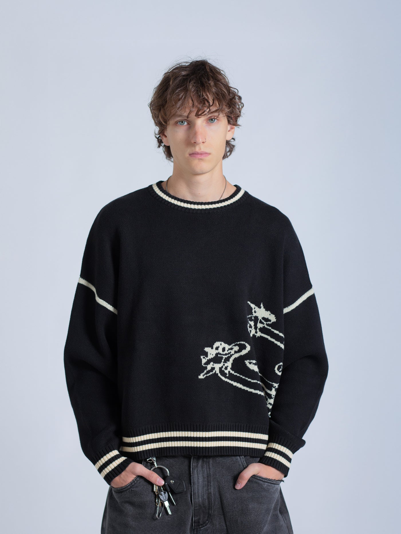 CHERUBS KNIT - BLACK