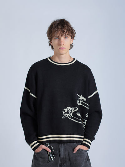 CHERUBS KNIT - BLACK