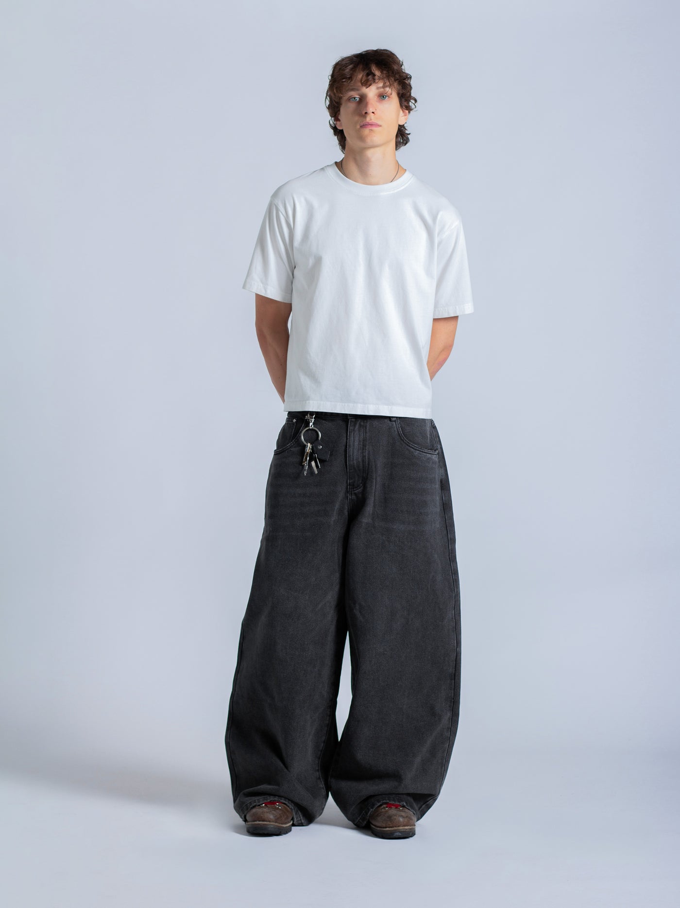 POLARIS JEANS - WASHED BLACK