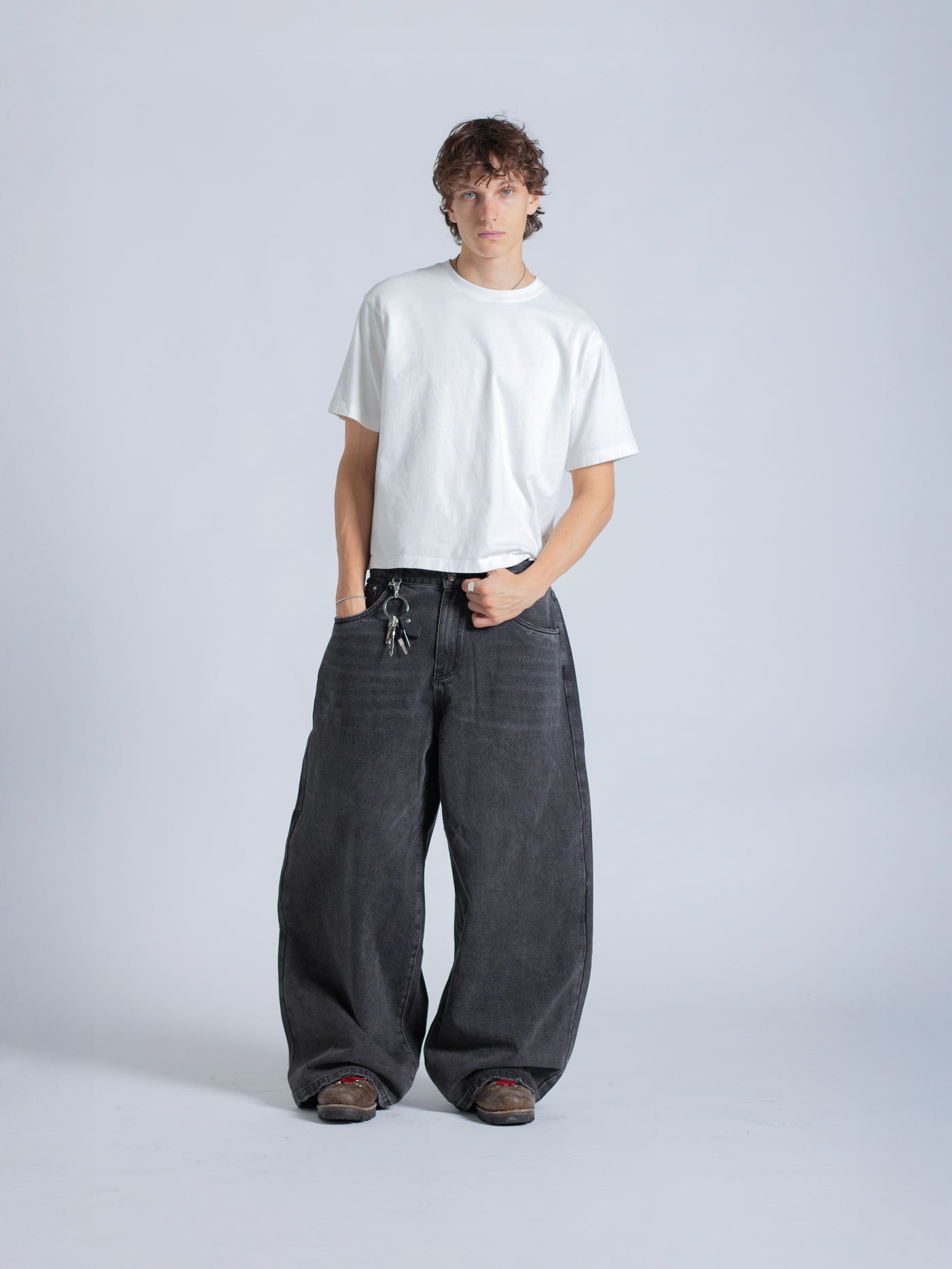 POLARIS JEANS - WASHED BLACK