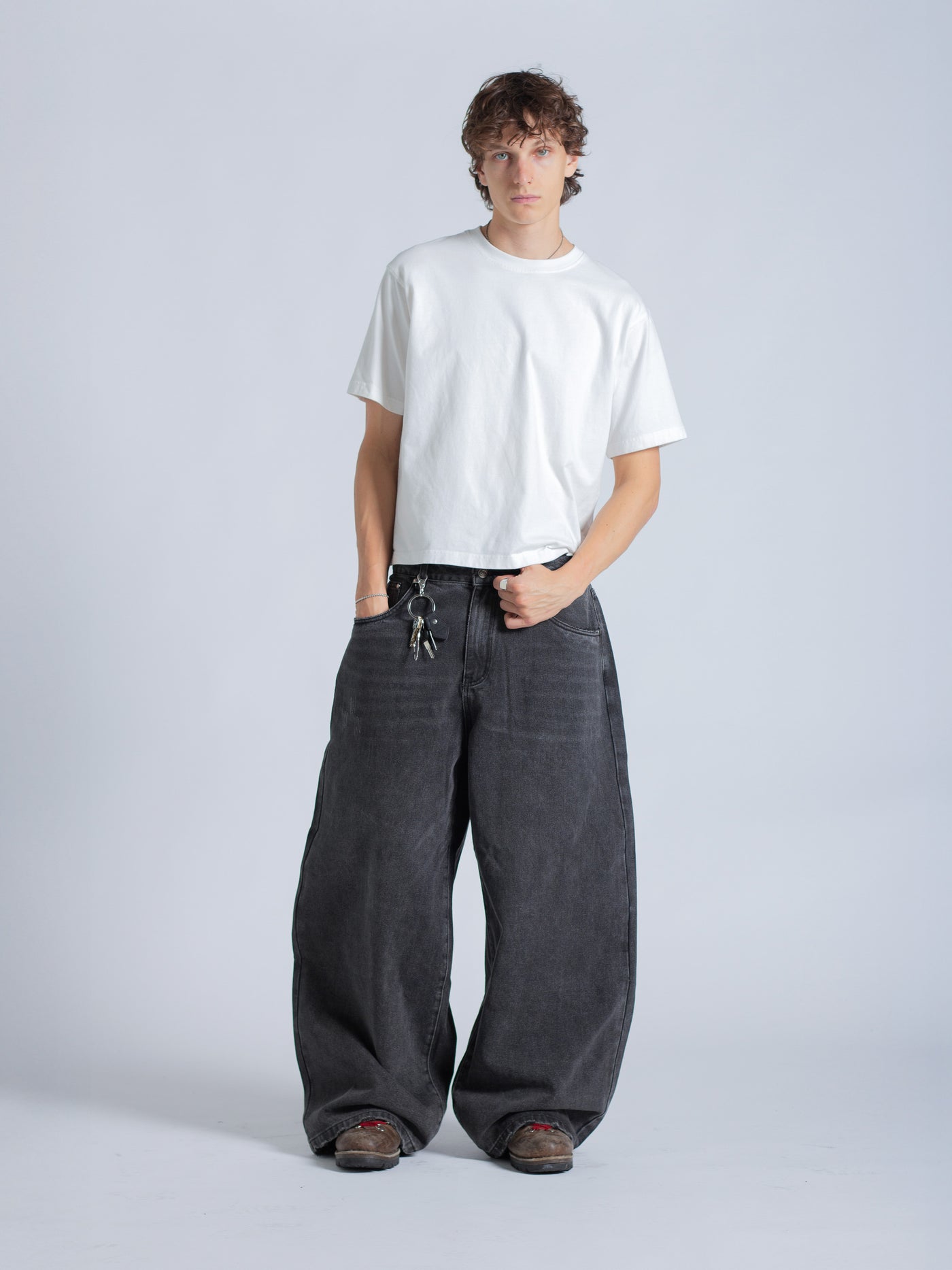 POLARIS JEANS - WASHED BLACK