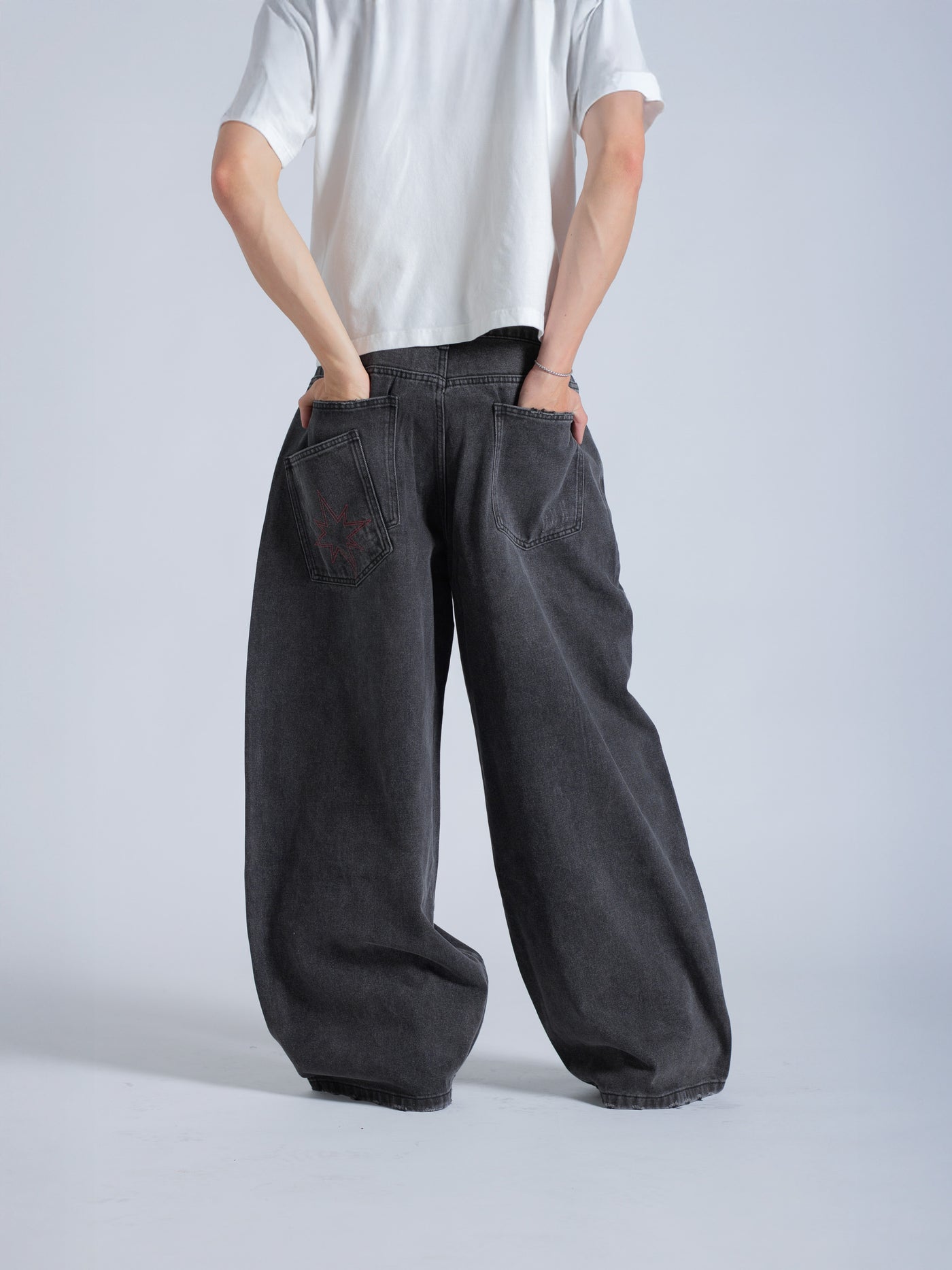 POLARIS JEANS - WASHED BLACK